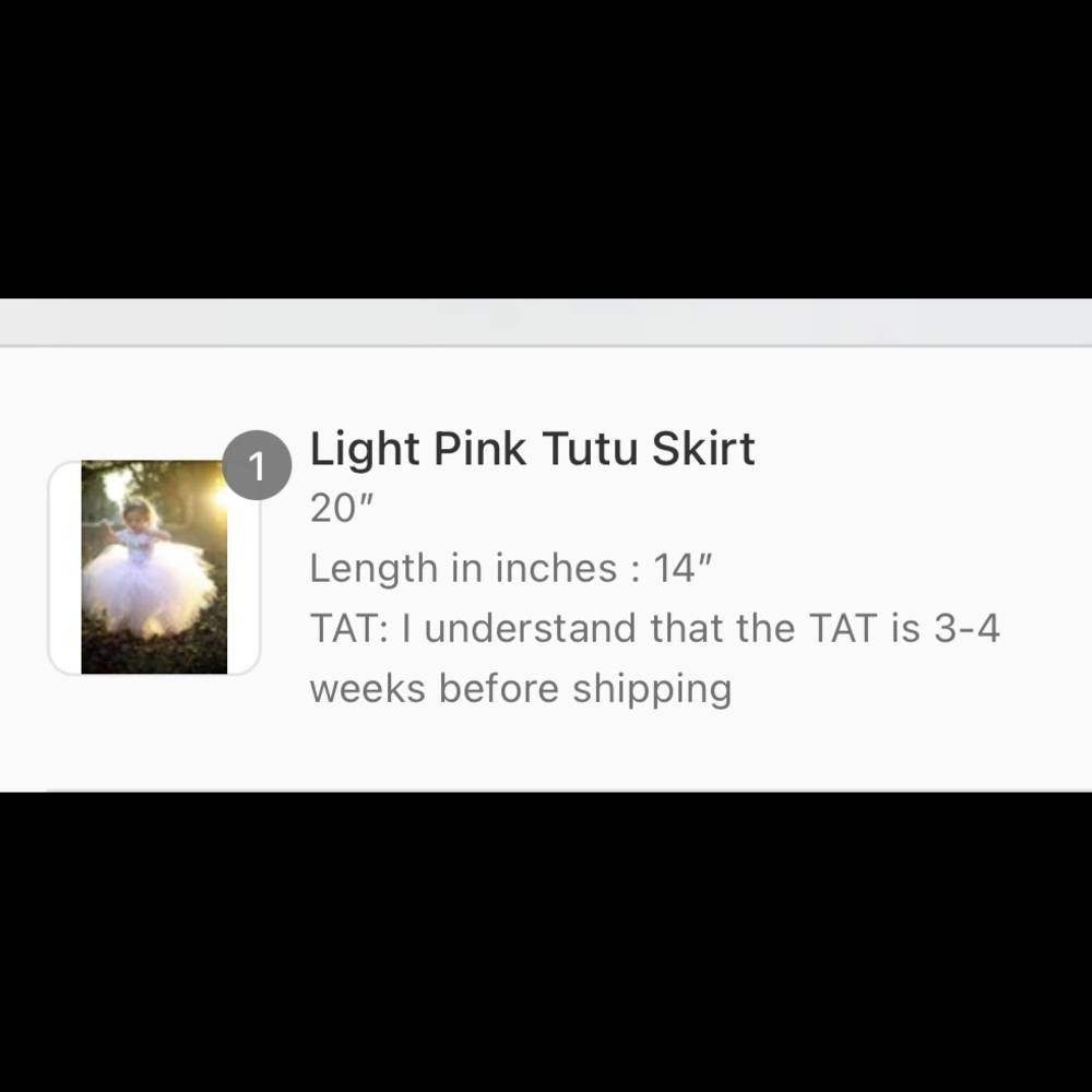 Pink full Tutu - Picture 2 of 2
